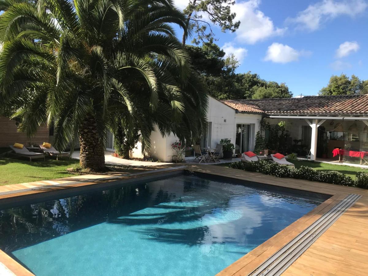 La Maison De La Dune - Chambres Climatisees - Jacuzzi 1Ere Seance Offerte - Piscine Chauffee Avec Abri Amovible - Plage Situee A 200M, Acces Direct Par Le Bois La Couarde-sur-Mer Eksteriør billede