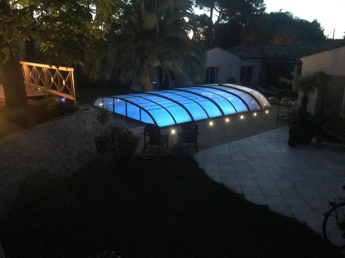 La Maison De La Dune - Chambres Climatisees - Jacuzzi 1Ere Seance Offerte - Piscine Chauffee Avec Abri Amovible - Plage Situee A 200M, Acces Direct Par Le Bois La Couarde-sur-Mer Eksteriør billede