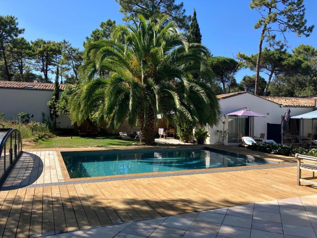 La Maison De La Dune - Chambres Climatisees - Jacuzzi 1Ere Seance Offerte - Piscine Chauffee Avec Abri Amovible - Plage Situee A 200M, Acces Direct Par Le Bois La Couarde-sur-Mer Eksteriør billede